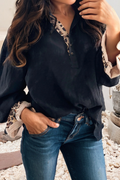 The Leopard Edge Top