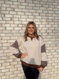 The Neutral Stripe Sweatshirt