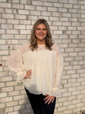 The Vanilla Whisper Blouse
